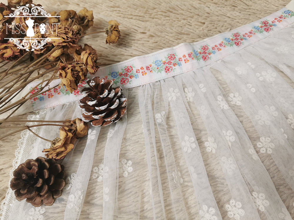 Miss Point - Rich Hymn - Lolita Bavarian Countryside Lace Embroidery Apron
