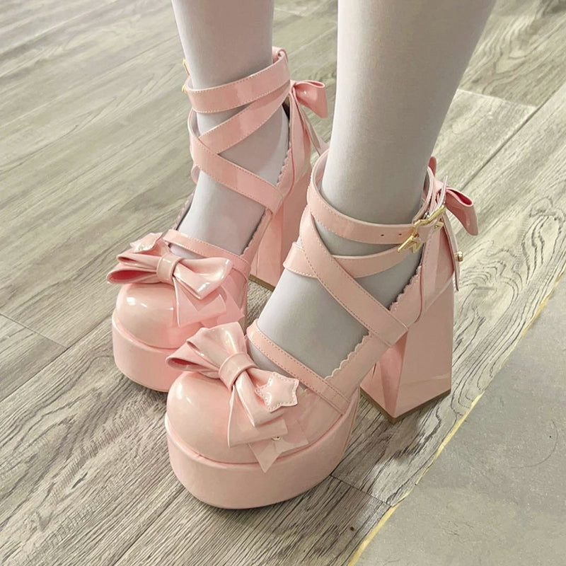 Beauty Bunny~Star Prayer~Kawaii Lolita Shoes Round Toe Summer Heels 32706:446678