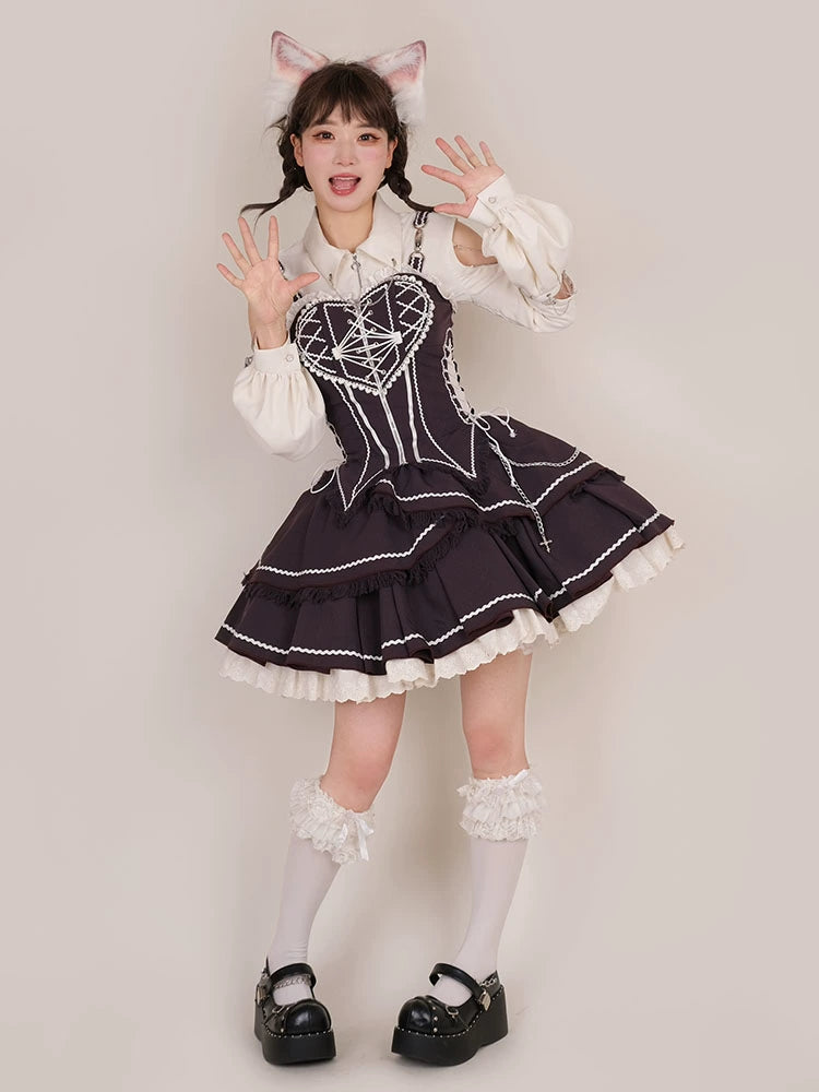 OCELOT - Love Affairs - Sweet Lolita Bodice Set Spicy Cowgirl Dress Set