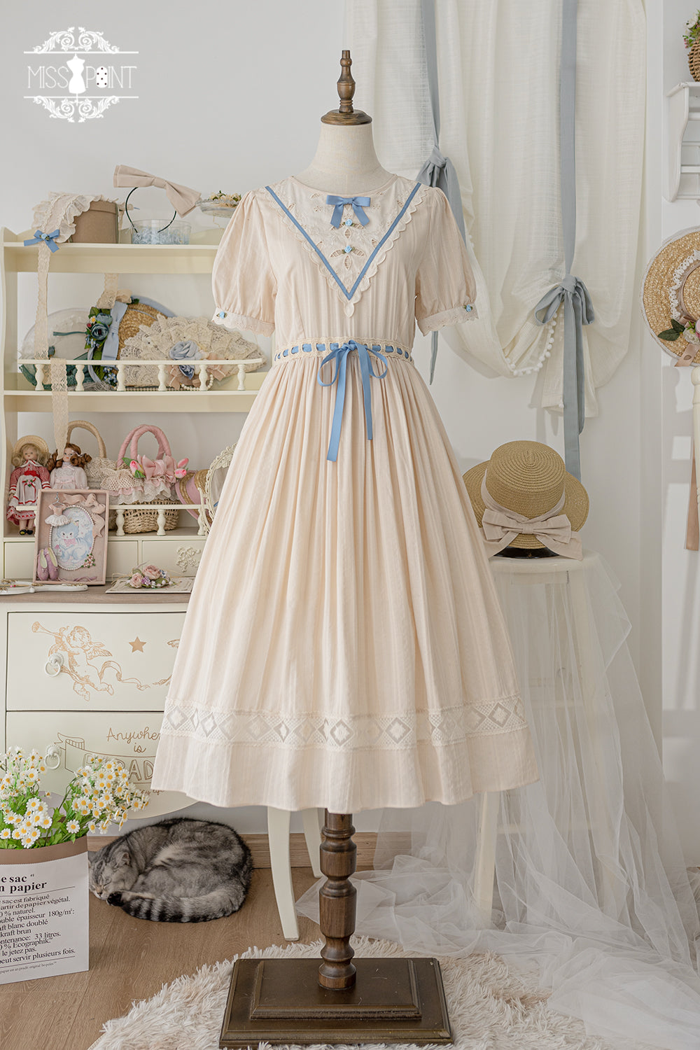 (Buyforme)Miss Point~Happy Summer Elegant Lolita Floral OP Dress