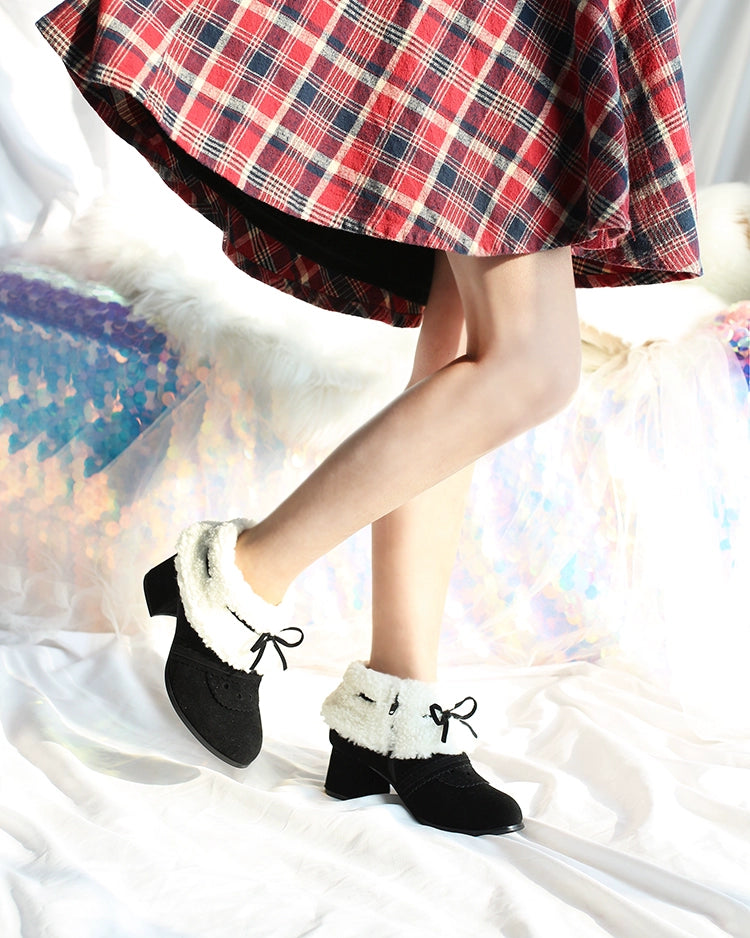 Spring Day Lolita - Sweet Lolita Women's Ankle Boots Multicolors 22620:322842