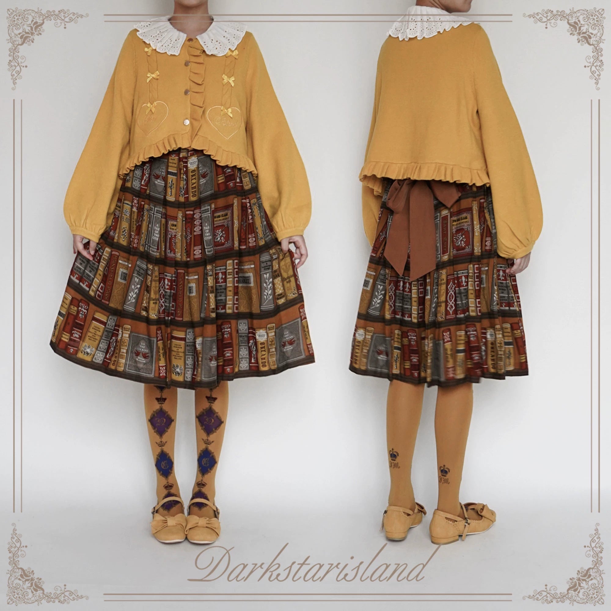 (BFM)Dark Star Island~Sugar Frost~Sweet Lolita Cardigan Knit Embroidered Sweater 34274:449596