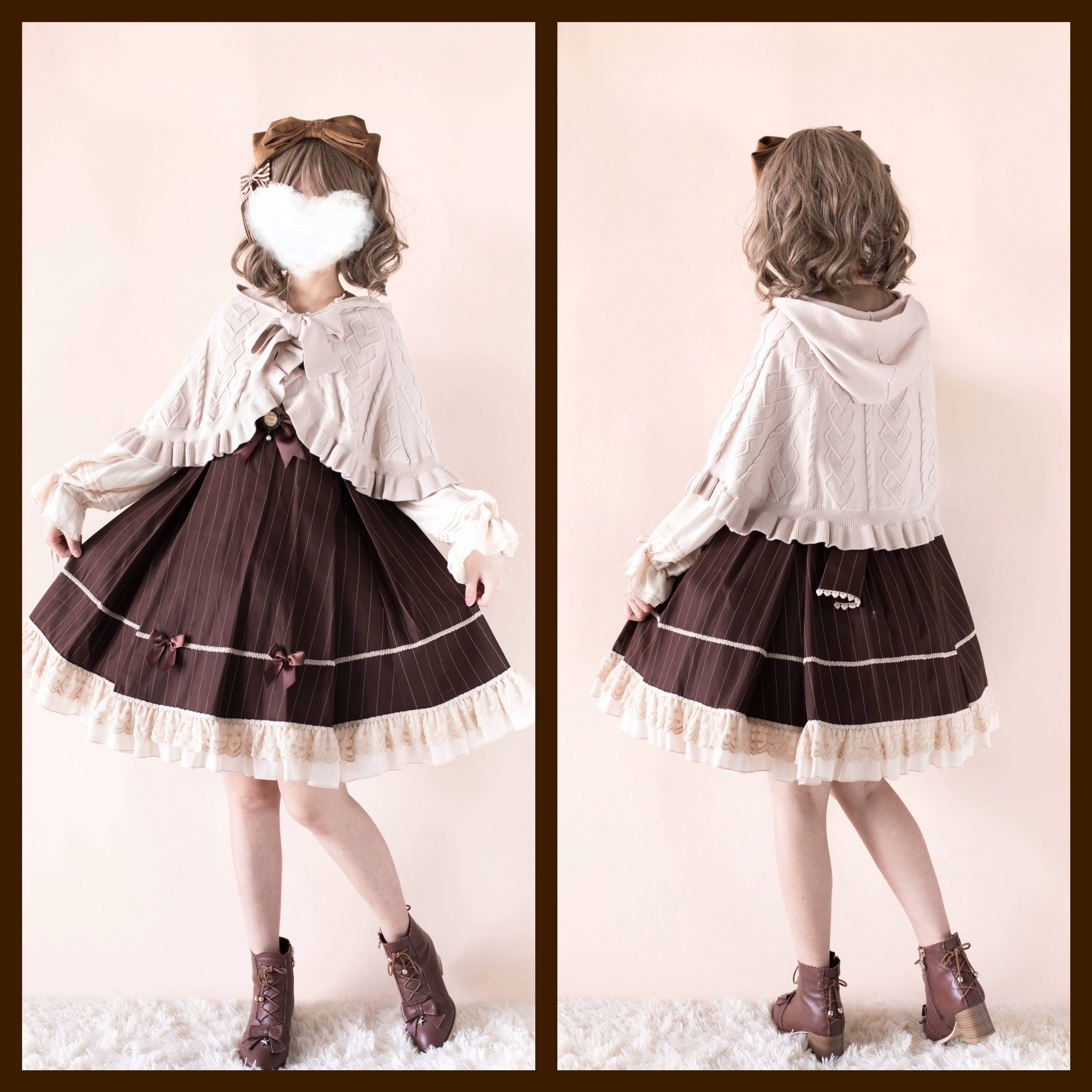 Sara Bell~Little Red Riding Hood~Sweet Lolita Thick Chirstmas Cloak 22398:318920