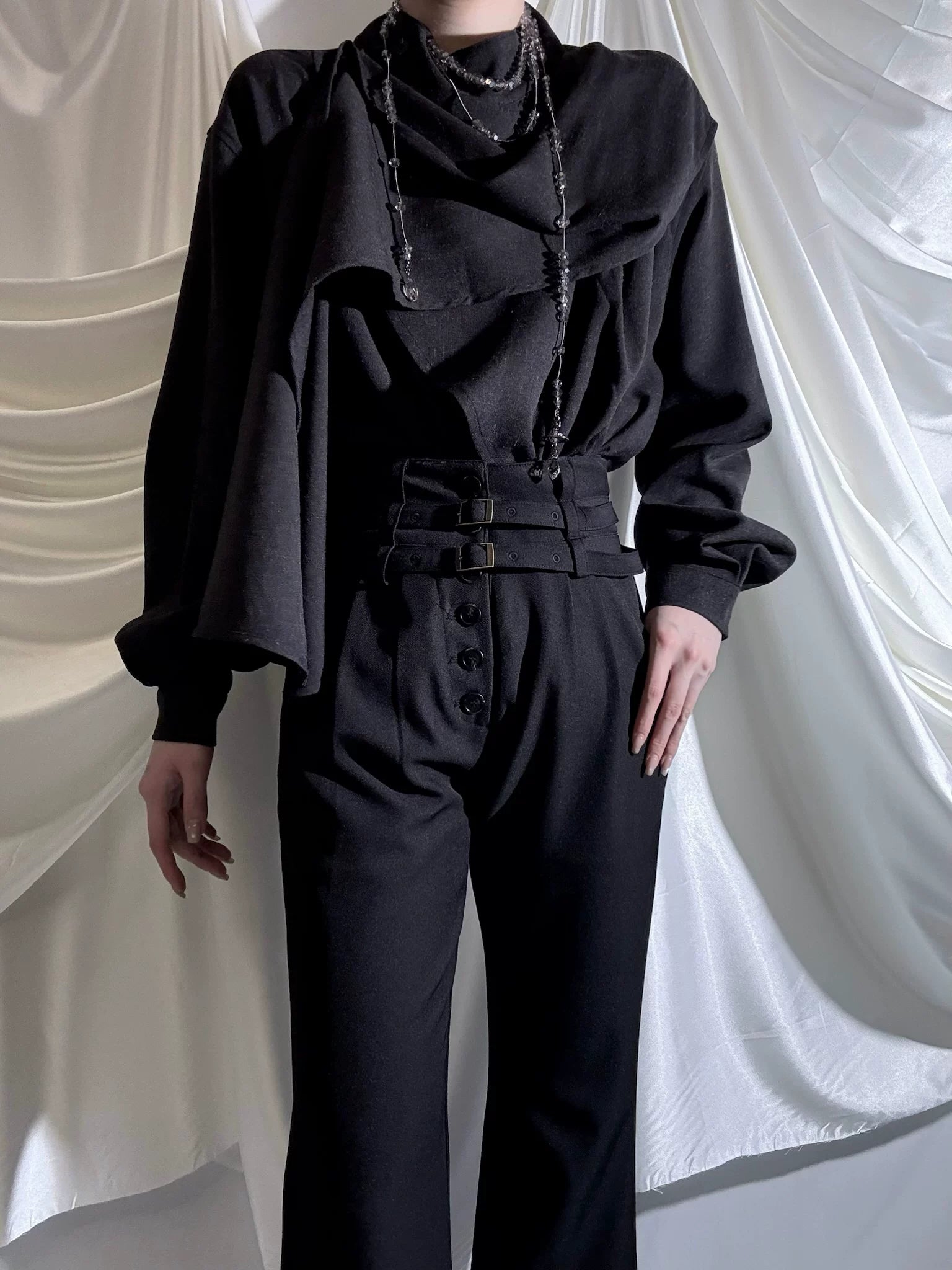 Winter Ouji Fshion Shirt & Pants, Cowl Neck Style (L M S XL XS) 44617:814473