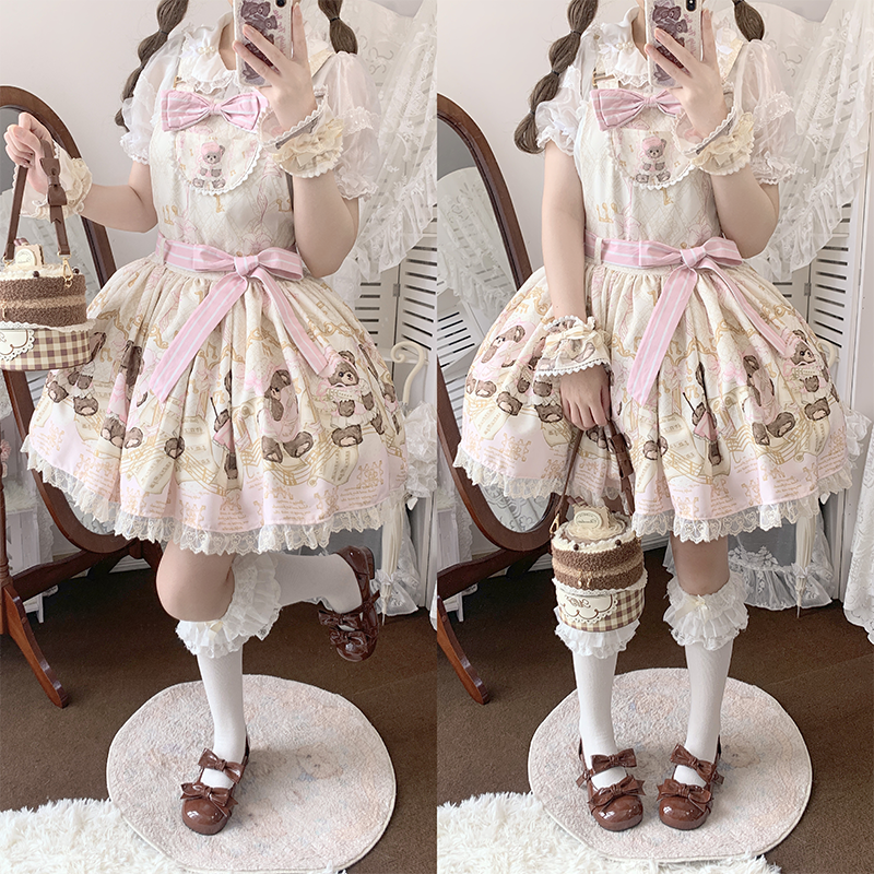 Beauty Bunny~Kawaii Lolita Shoes Low Heels Round Toe PU Shoes 36074:509172