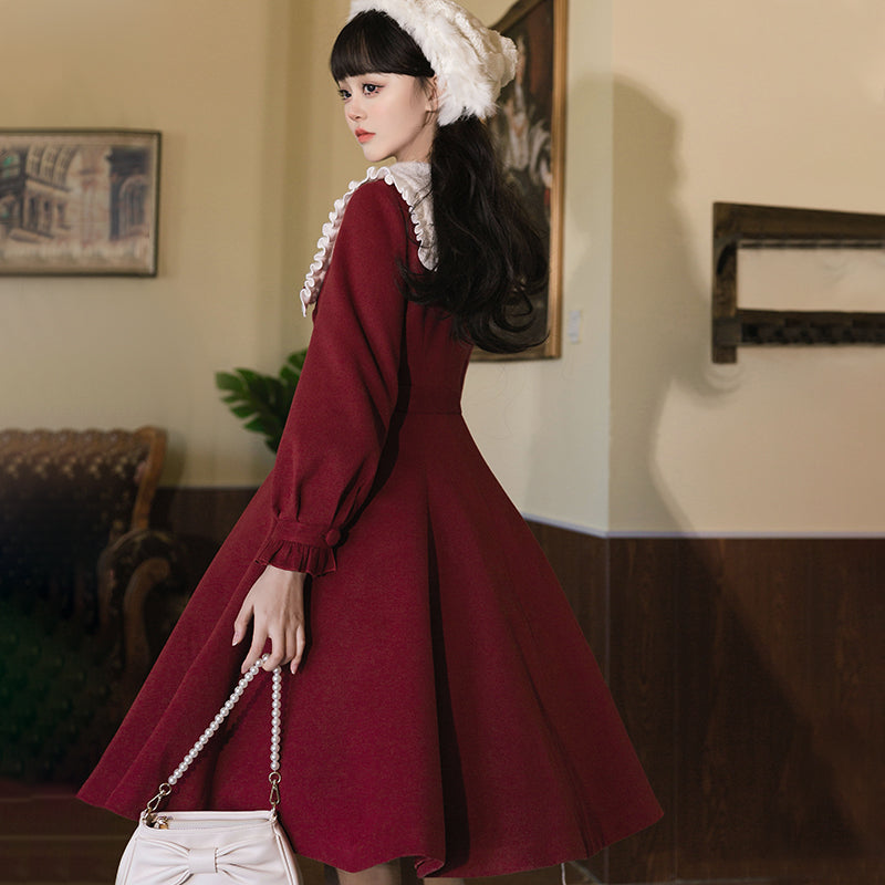 Letters from Unknown Star - Tulip Coat - Winter Elegant Lolita Dress Overcoat