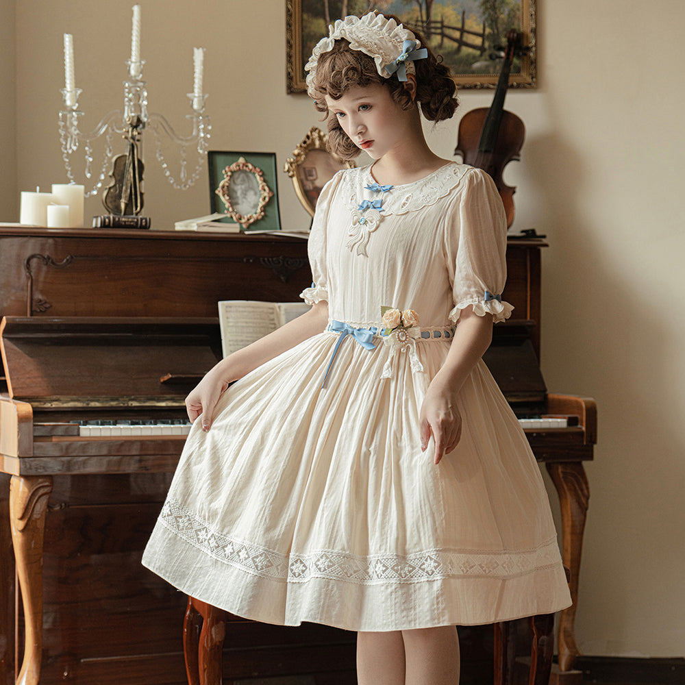 Miss Point - Happy Summer Cute Lolita Hairdband Straw Hat