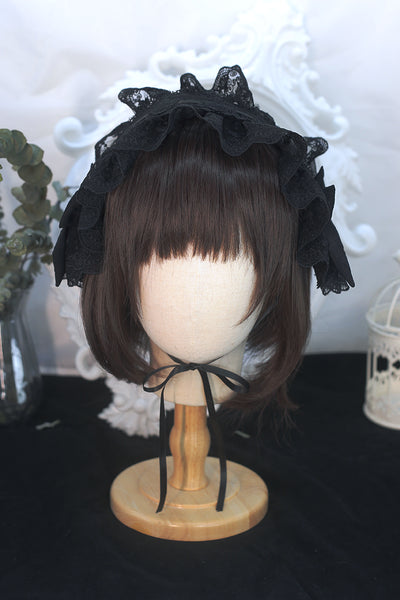 OCELOT~Contract Cross~Gothic Lolita Headband Multicolors black  