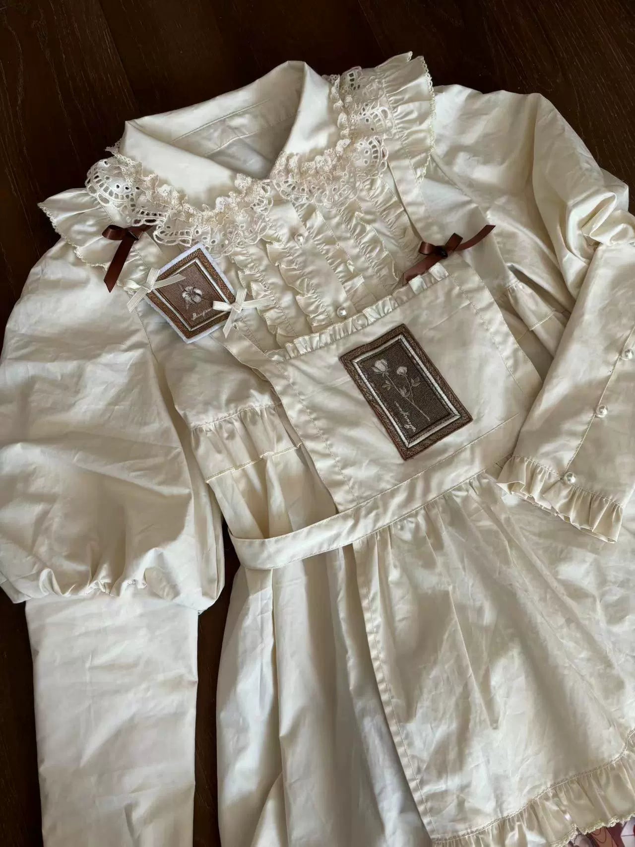 Babyblue~Gretel Bear~Vintage Lolita Dress Teddy Bear Prints Dress 33574:430430
