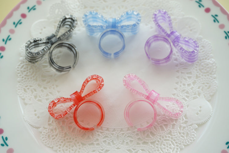 (Buyforme)Cat Tea Party~ Sweet Lolita Bow Ring and Necklace   