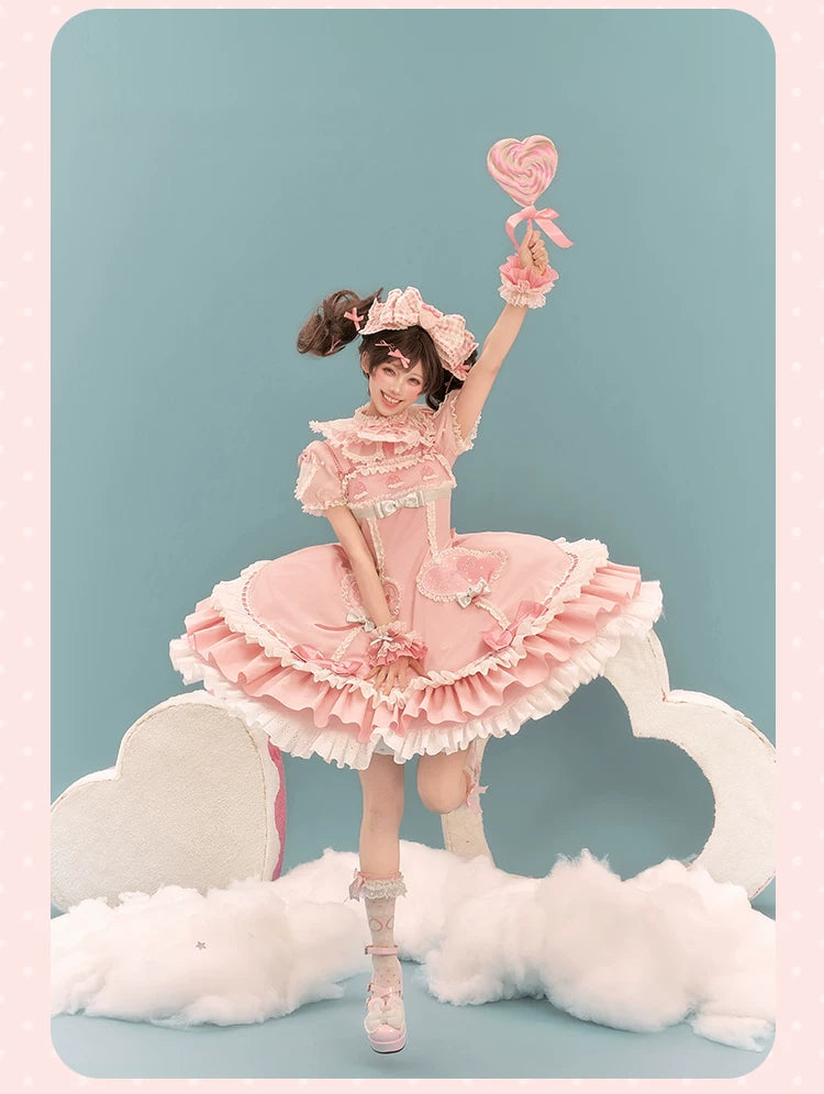 IP Collaboration Sweet Lolita Dress, Gorgeous OP & Slim JSK