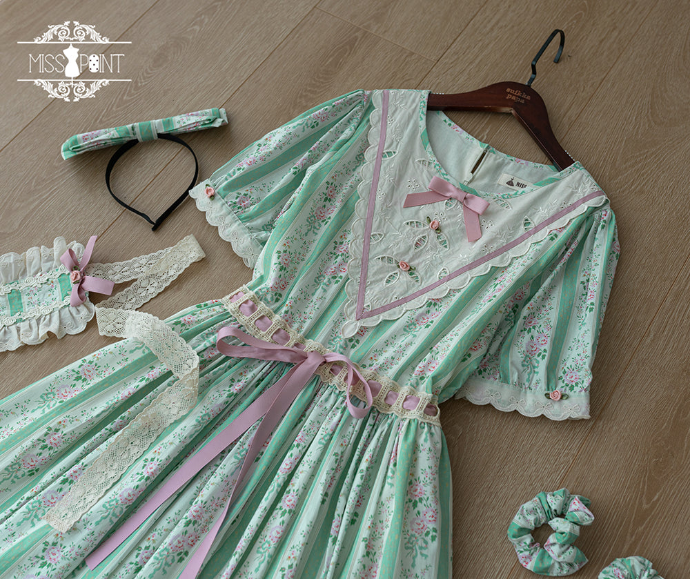 (Buyforme)Miss Point~Happy Summer Elegant Lolita Floral OP Dress 17704:244852