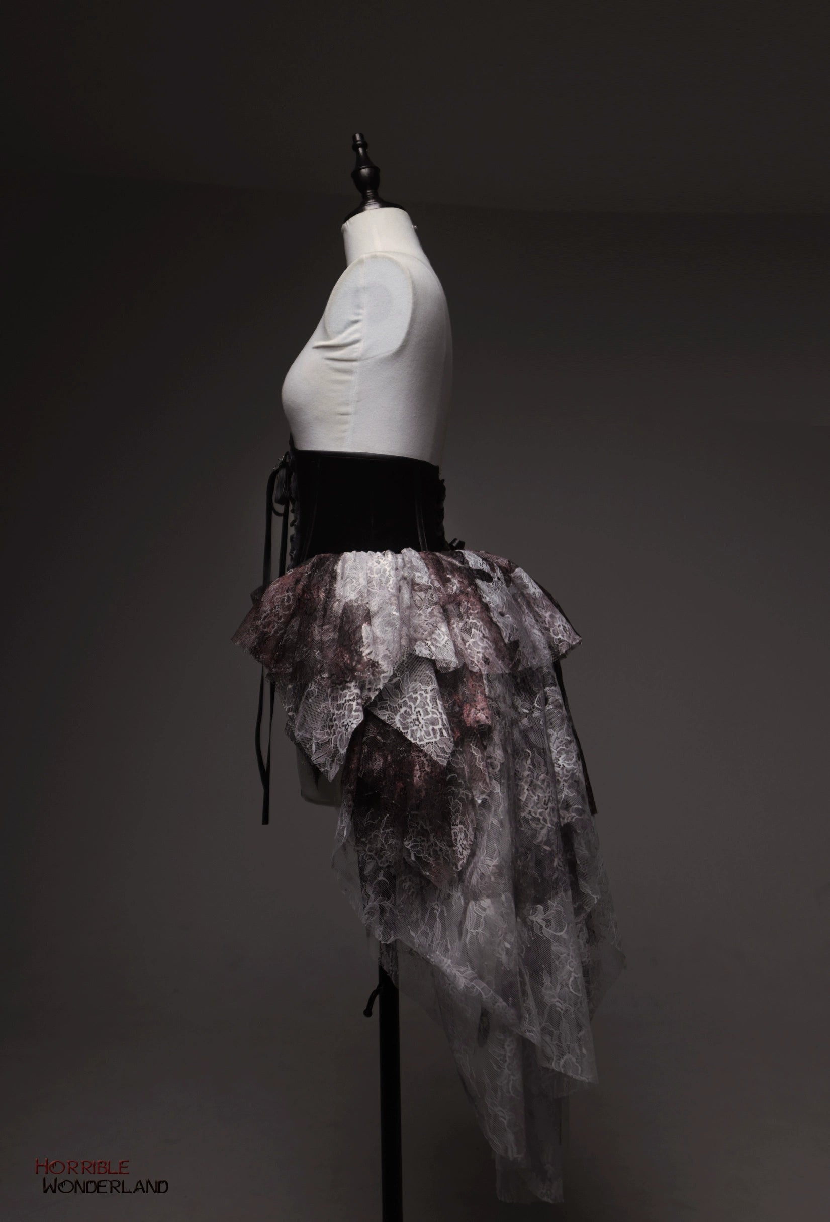 Lilith House - Horror Park - Gothic Lolita Irregular Hem Corset