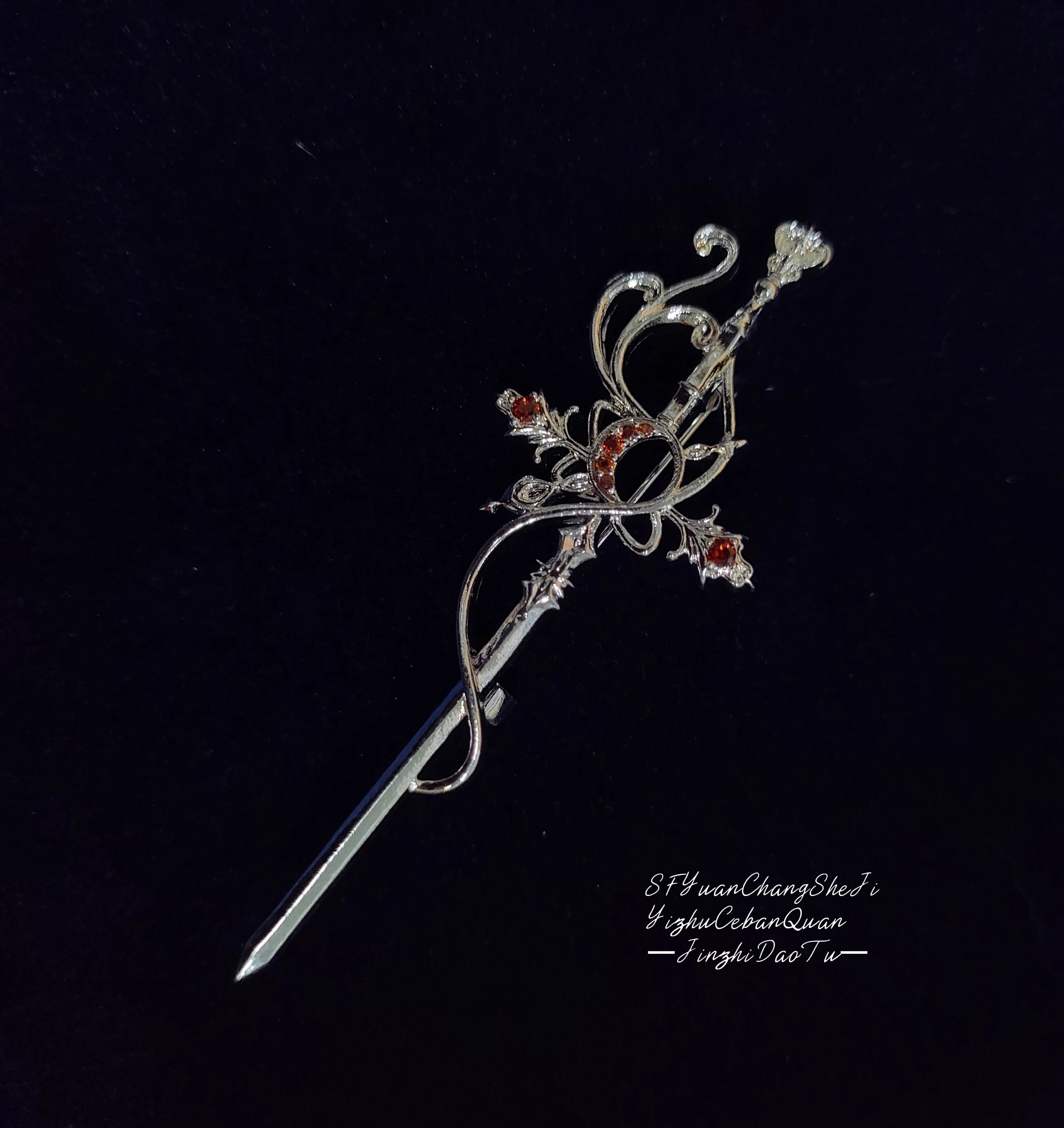 Moon Knight - Ouji Lolita Lantern Sleeve Blouse, Detachable Cuffs (2XL L M S XL) 45149:836861