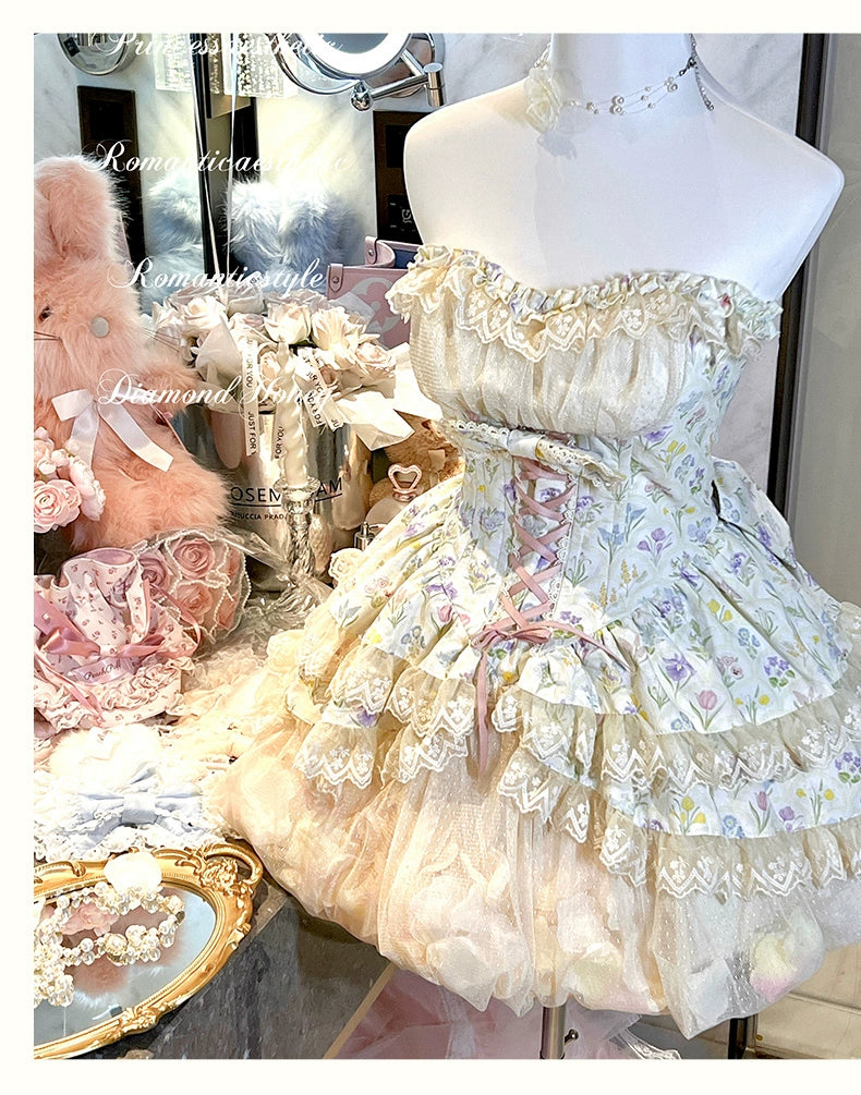 Diamond Honey~Sweet Lolita JSK Dress Sleeveless Dress for Spring Summer 35512:494140