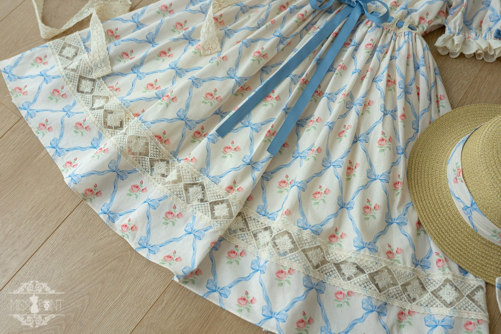 Miss Point~Customized Elegant Lolita OP Dress Cute Daily Girl Short Lolita Dress