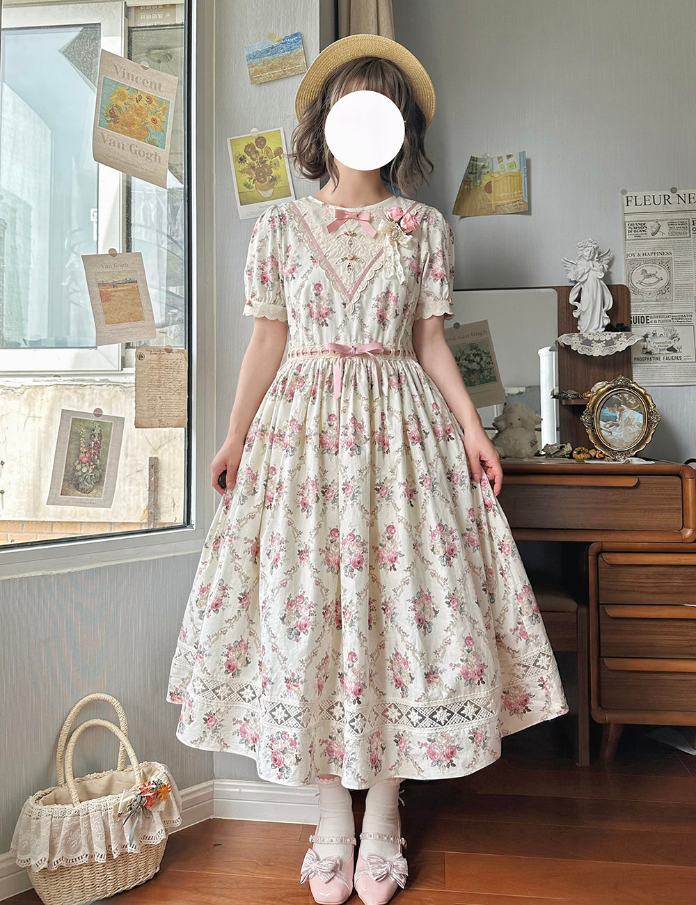 (Buyforme)Miss Point~Happy Summer Elegant Lolita Floral OP Dress 17704:244702