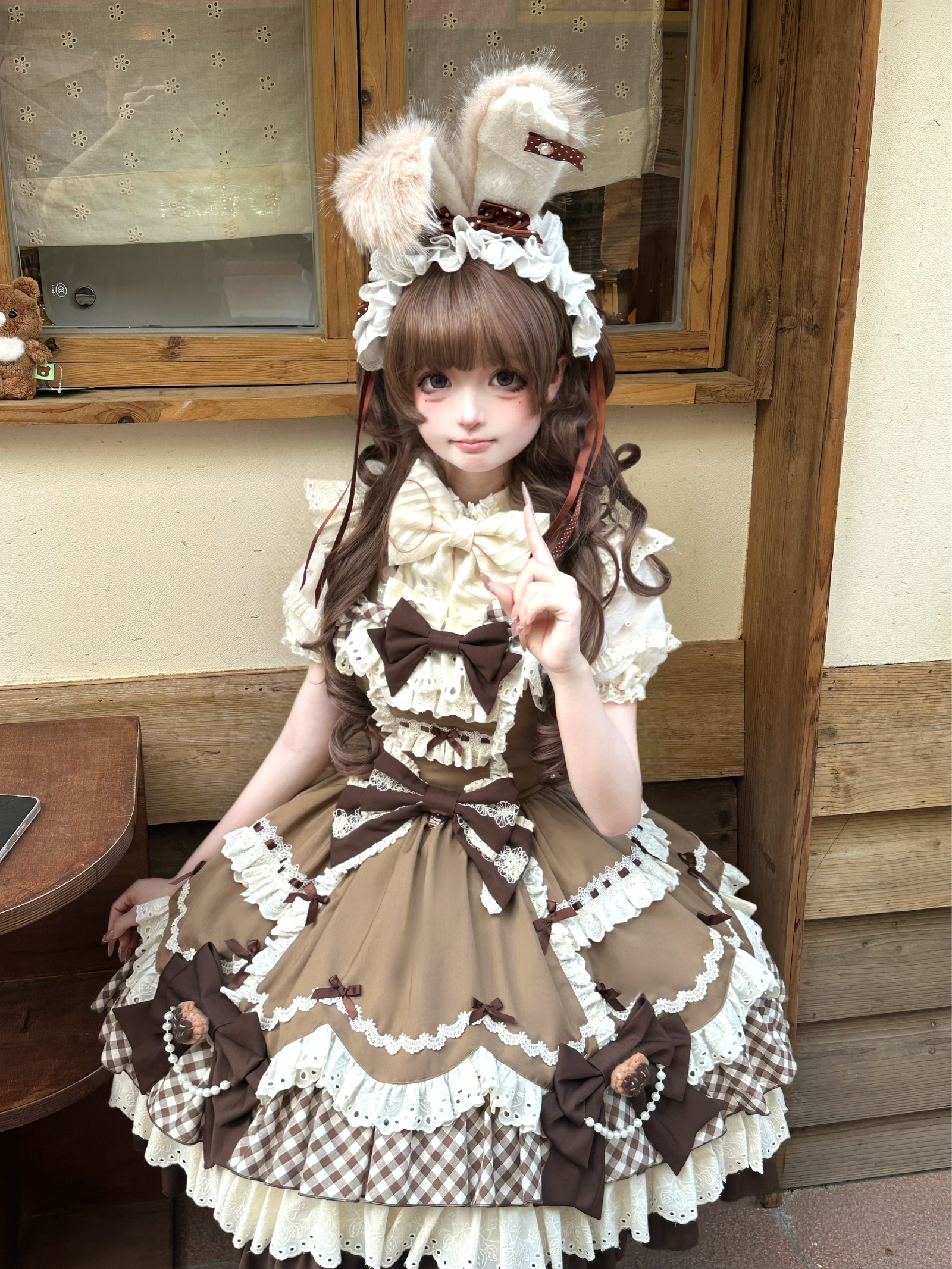 Berry Sweetheart - Sweet Lolita JSK Dress, Four Tiered Hem 44440:808032