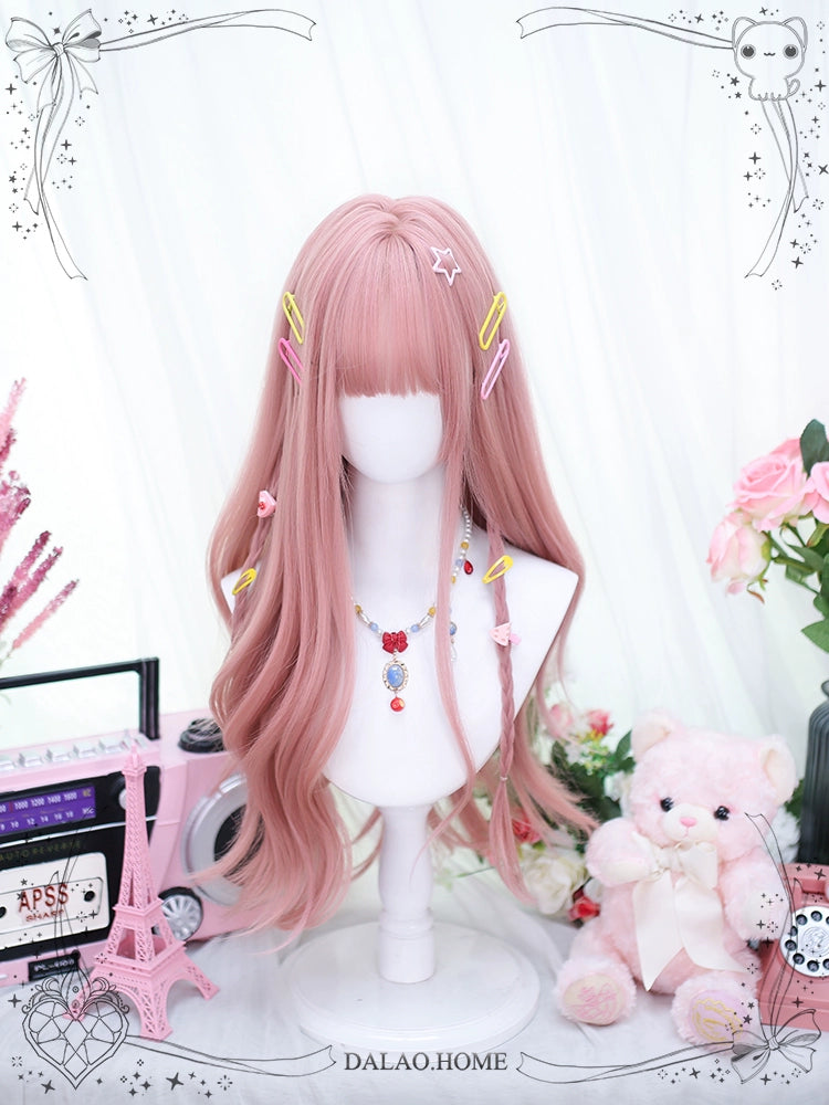 Dalao Home - Solid Lolita Wig, Long Curly