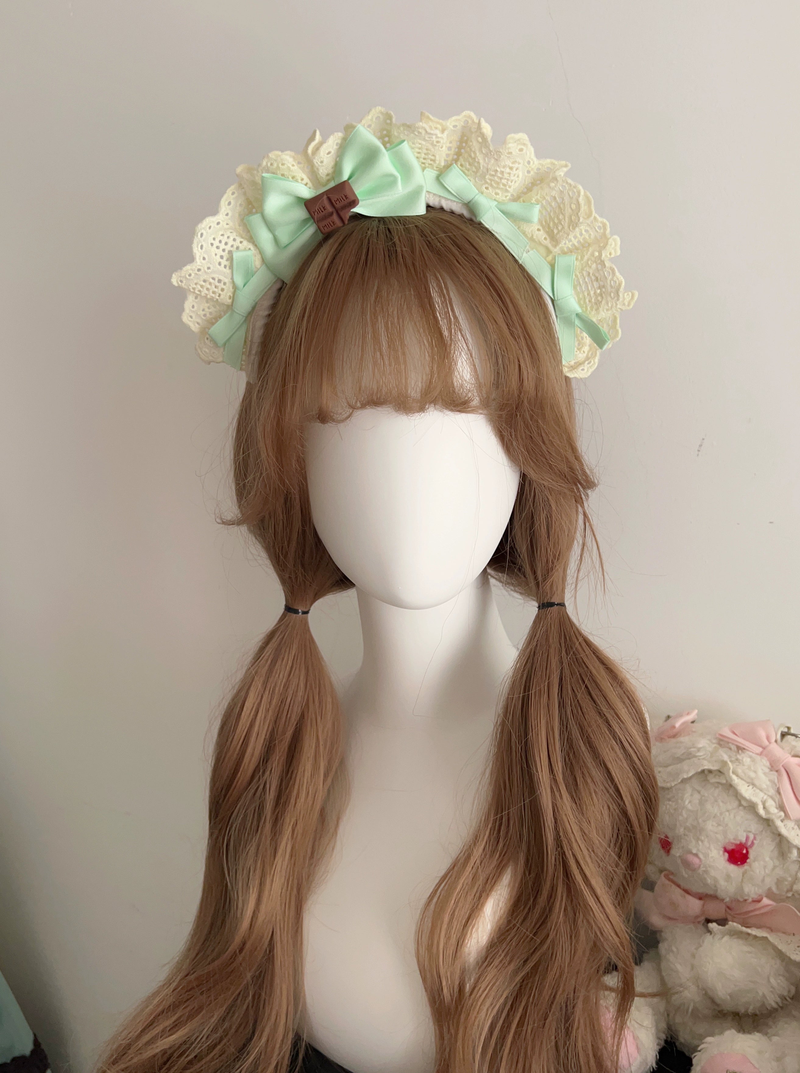 Sugar Girl - Sweet Layered Cake - Sweet Lolita JSK with Detachable Apron Mint chocolate KC Only S