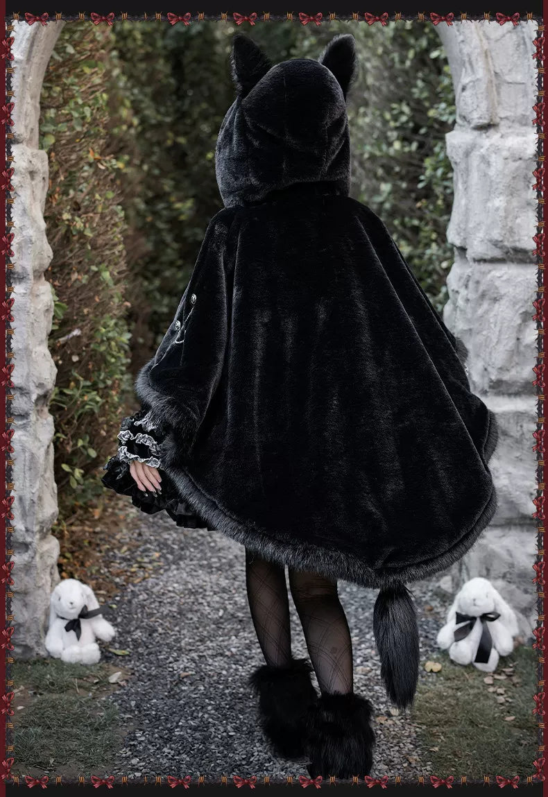 Werewolf Slayer - Gothic Lolita Shirt & Suspender SK Dress Set, Tiered Skirt (2XL L M S XL XS) 44541:811946