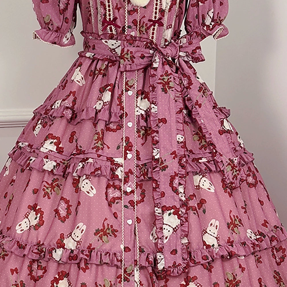 Miss Point - Forest Berry Bunny - Classic Lolita Accessory Cute Rabbit BNT KC and Brooch 41974:721246