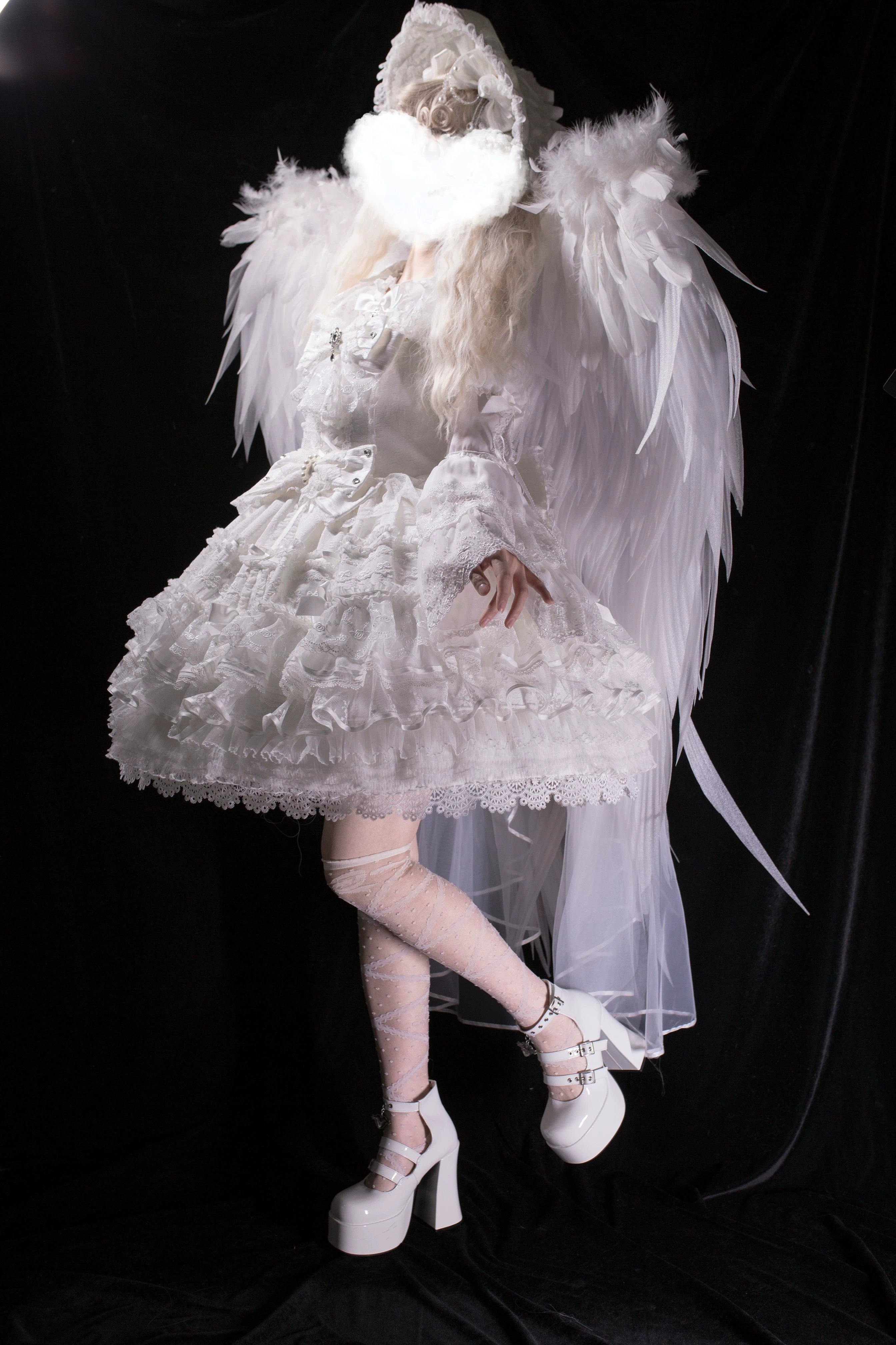 Flower Banquet - Wishing Star - Sweet Wedding Lolita JSK Bridal Lolita Dress 41860:716166