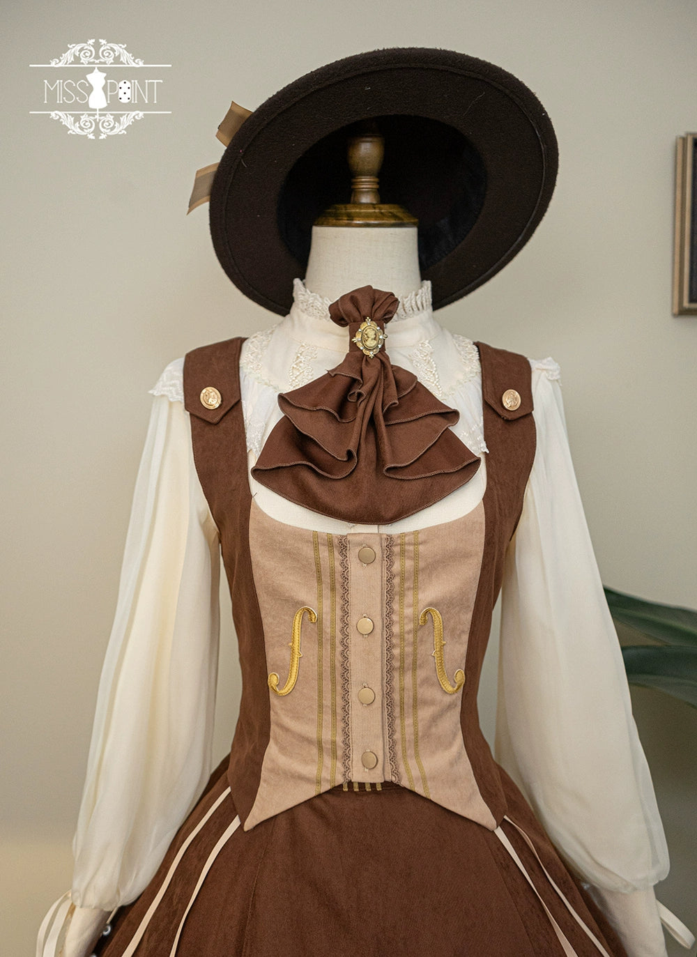 Miss Point~Golden Movement~Elegant Lolita Waistcost Short Vest Customized 32244:381028