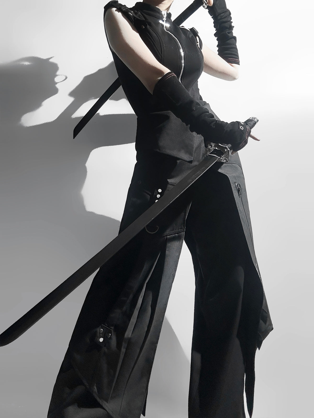 Your Princess - Nightblade - Ouji Lolita Suit Gothic Lolita Apron Pants Set