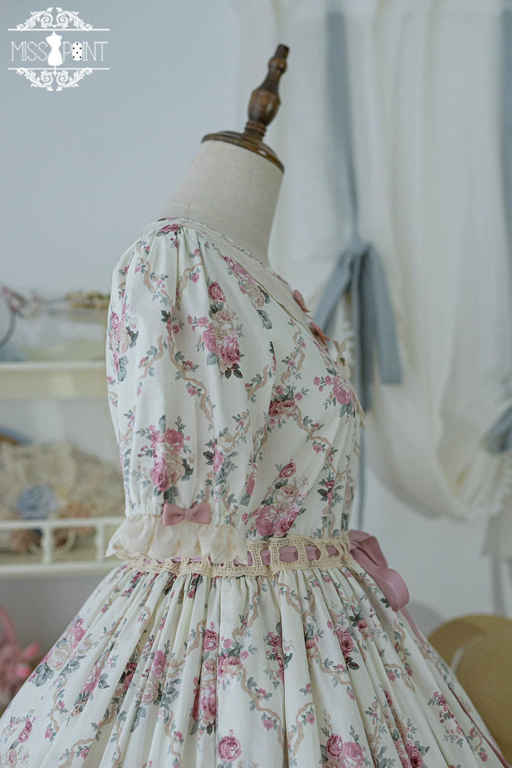 Miss Point~Customized Elegant Lolita OP Dress Cute Daily Girl Short Lolita Dress 35670:519804