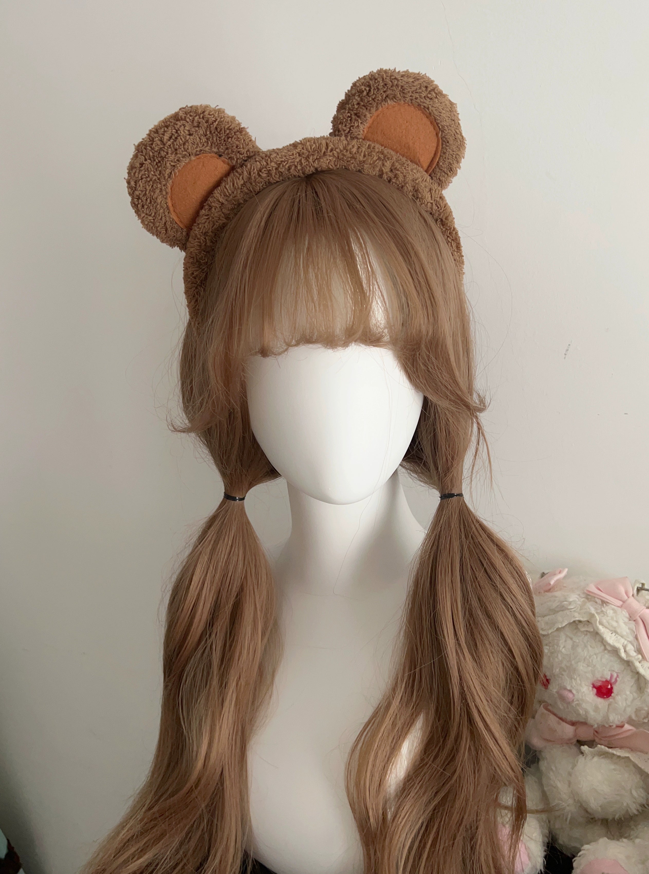 Sugar Girl - Sweet Layered Cake - Sweet Lolita JSK with Detachable Apron Bear ear headband Only S