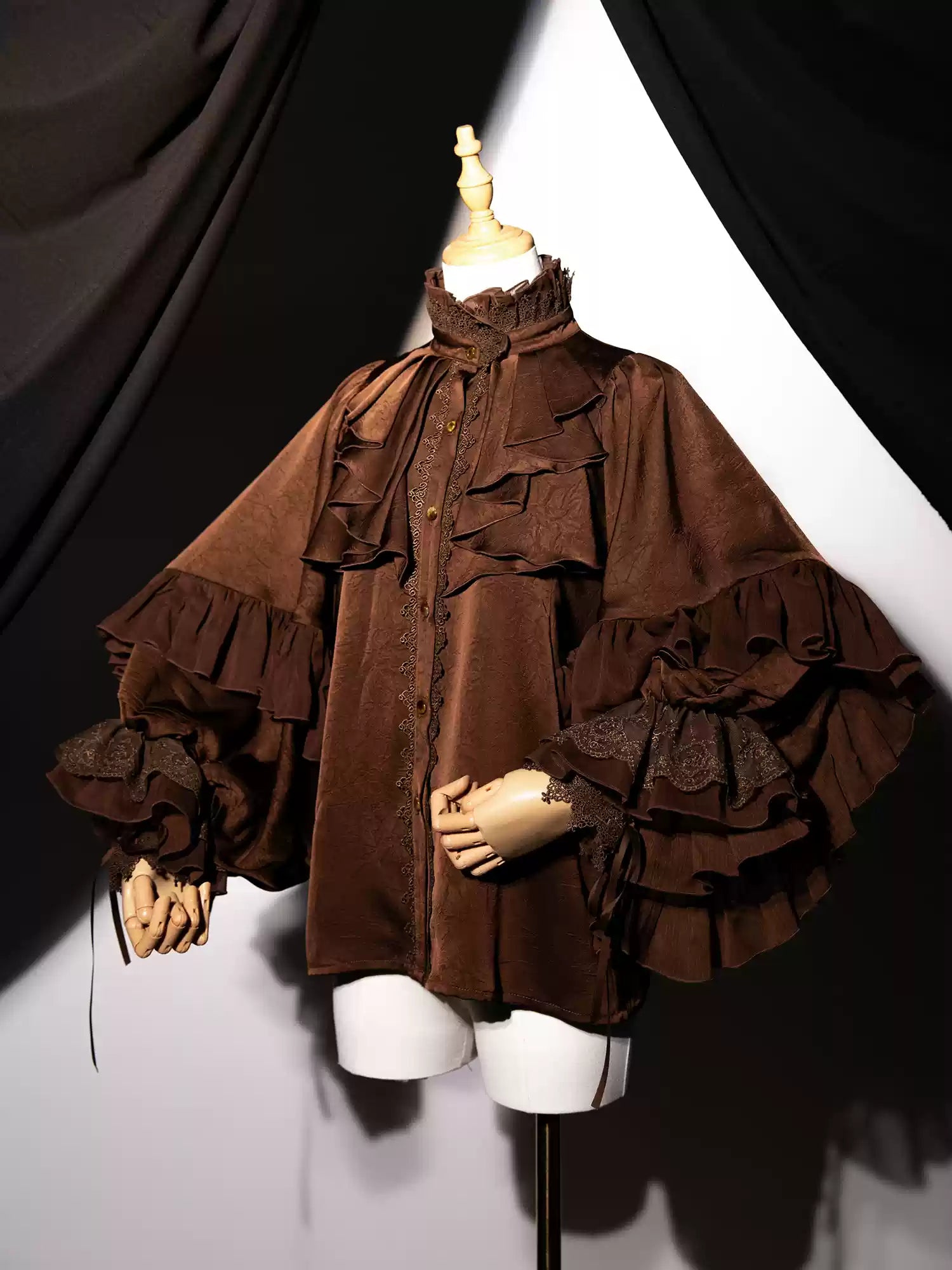 ZJstory - Dragon Bone Cemetery - Gothic Lolita Long Sleeve Blouse 13668:749573