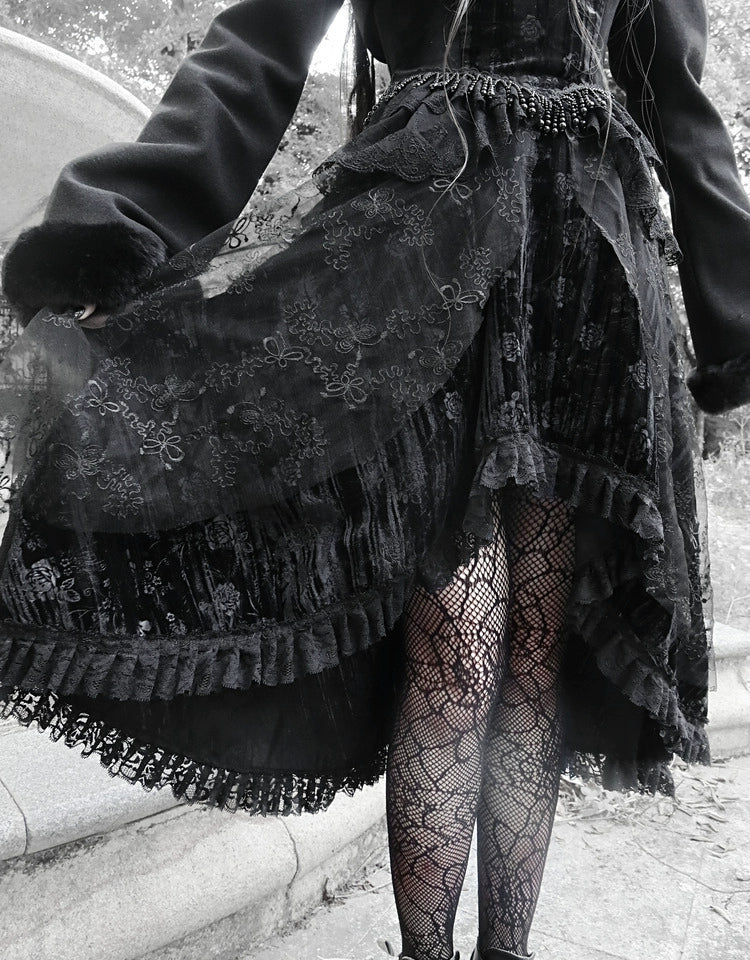 Blood Supply - Misty - Gothic Lolita Dress Black JSK Halloween