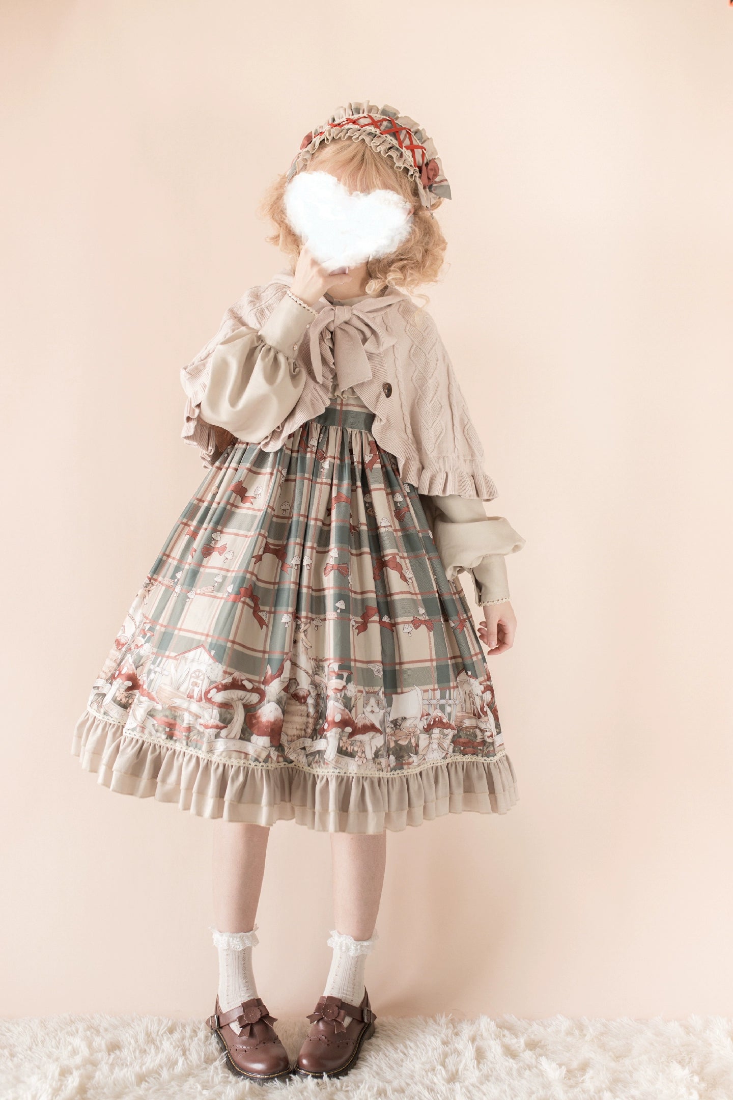 Sara Bell~Little Red Riding Hood~Sweet Lolita Thick Chirstmas Cloak 22398:318968