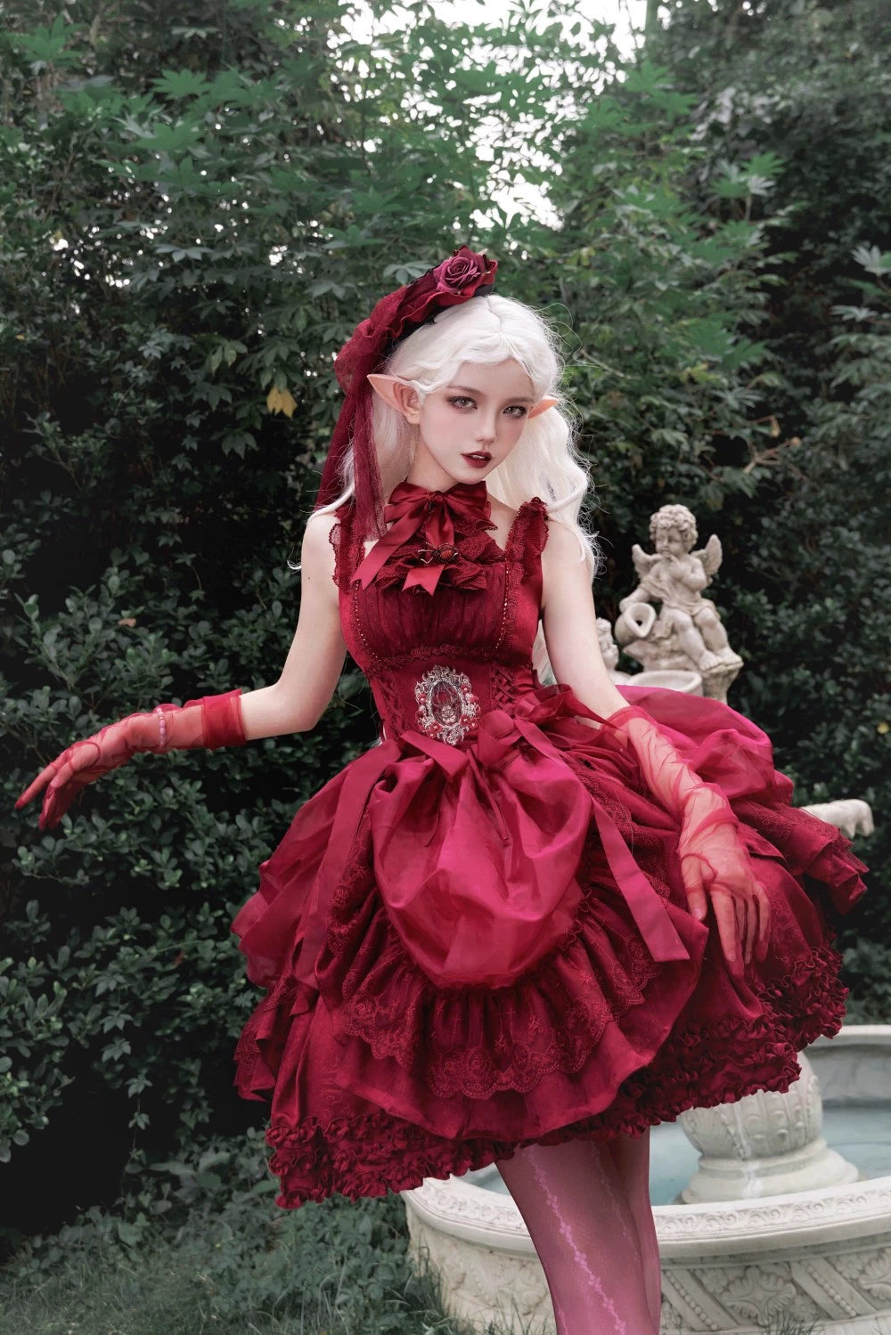 Moon River - Moonlit Spider - Gothic Lolita SK & JSK Dress Outfit Set 44232:799700