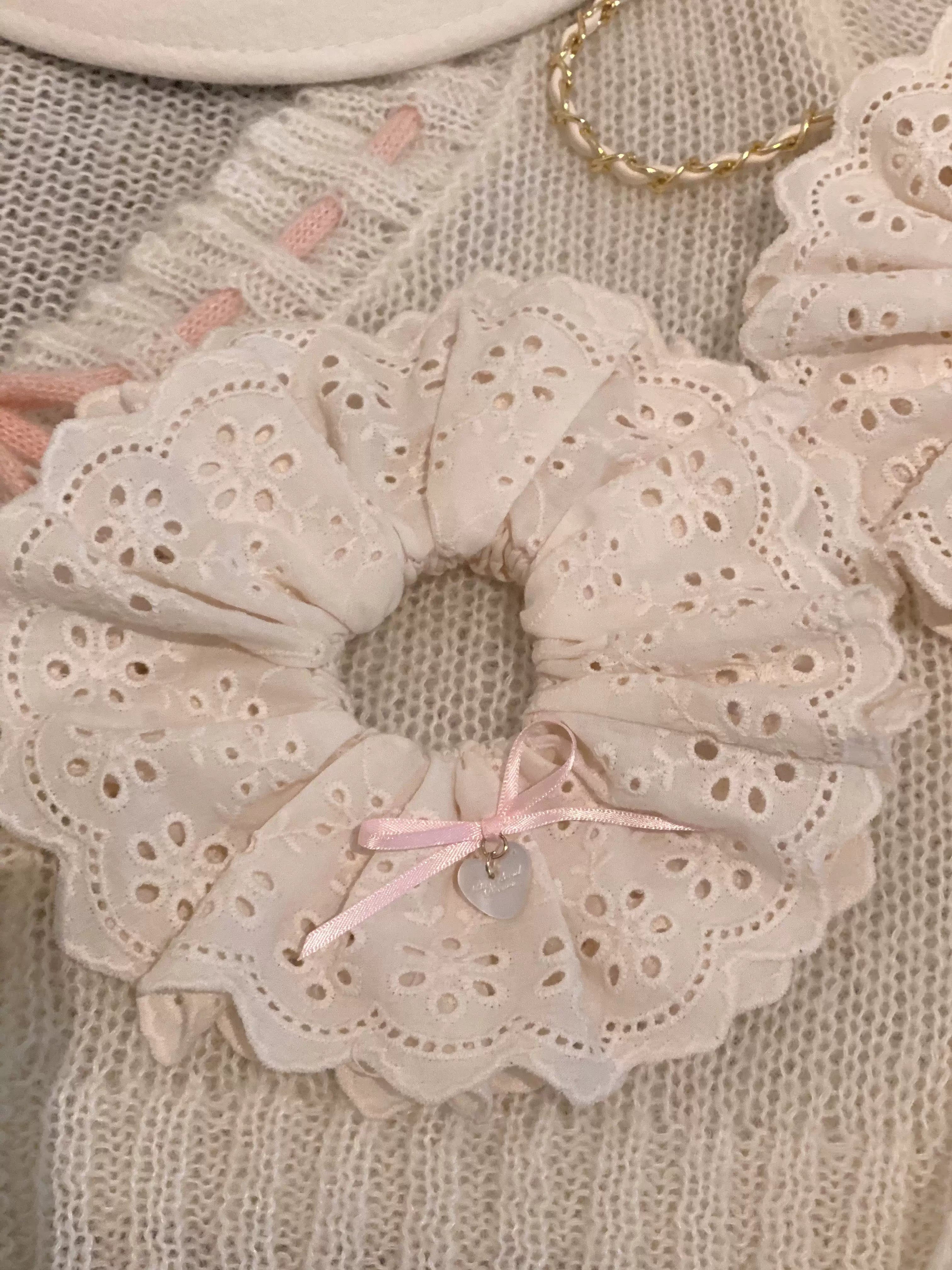 Pure Tea For Dream - Marshmallow Melody - Sweet Lolita Headdress Bow Hair Rope