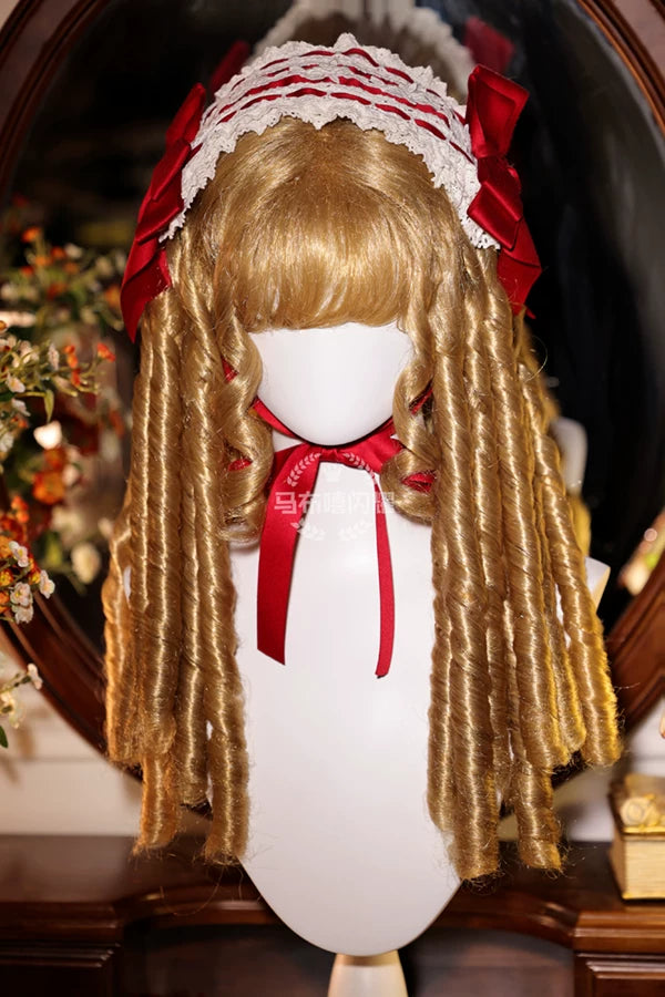 Lolita Roman Roll Wig, Shape-Resistant Fiber 44970:830321