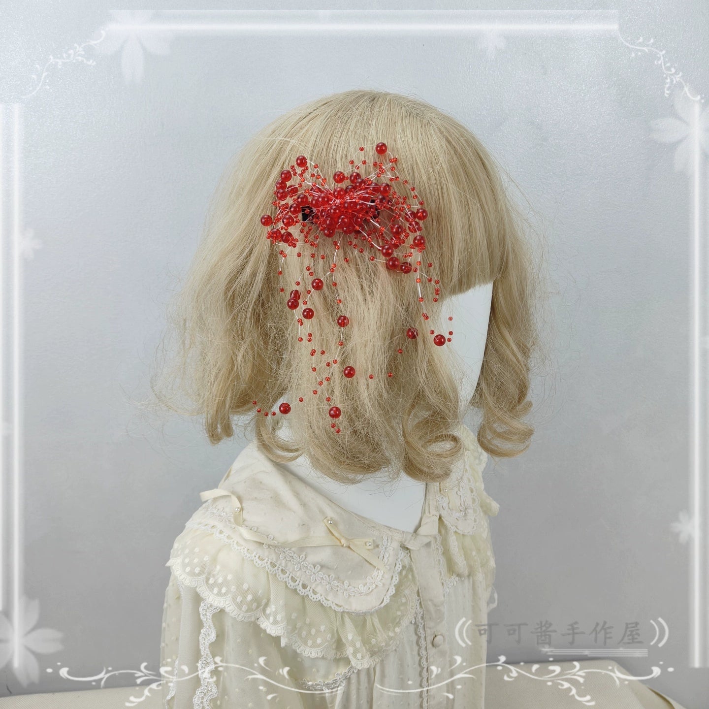Cocoa Jam - Halloween Gothic Lolita Accessories, White Bride Style 43903:789528