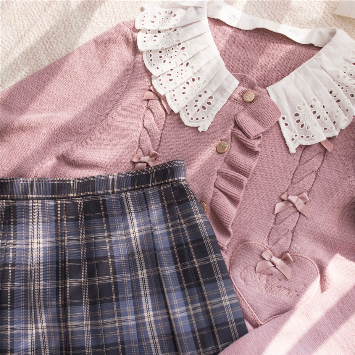 (BFM)Dark Star Island~Sugar Frost~Sweet Lolita Cardigan Knit Embroidered Sweater