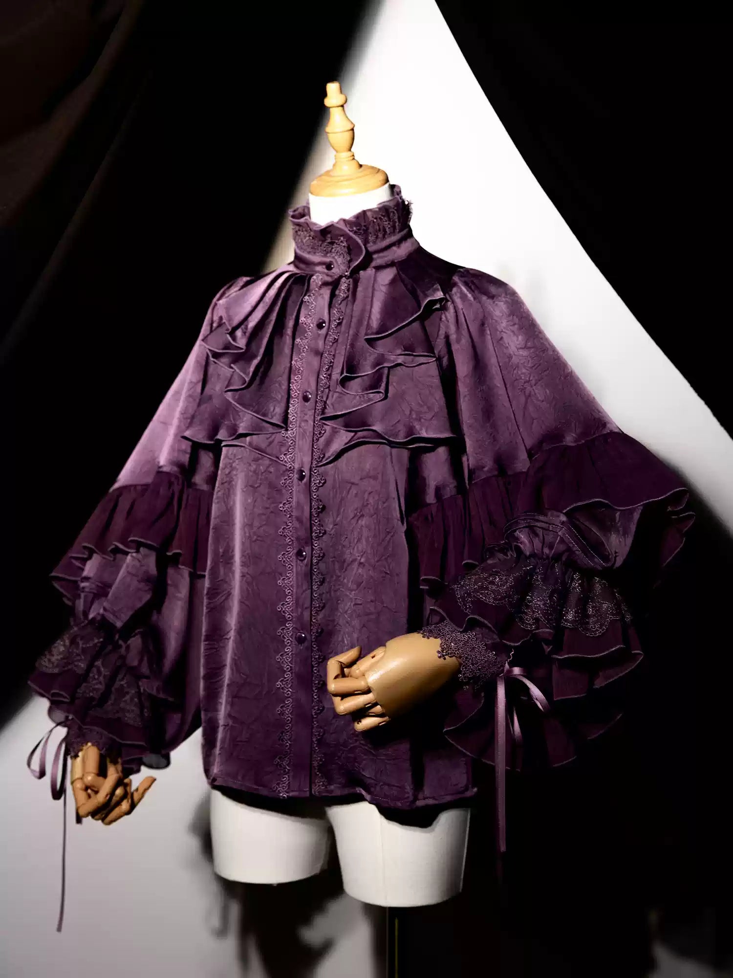 ZJstory - Dragon Bone Cemetery - Gothic Lolita Long Sleeve Blouse (L M S) 13668:749572