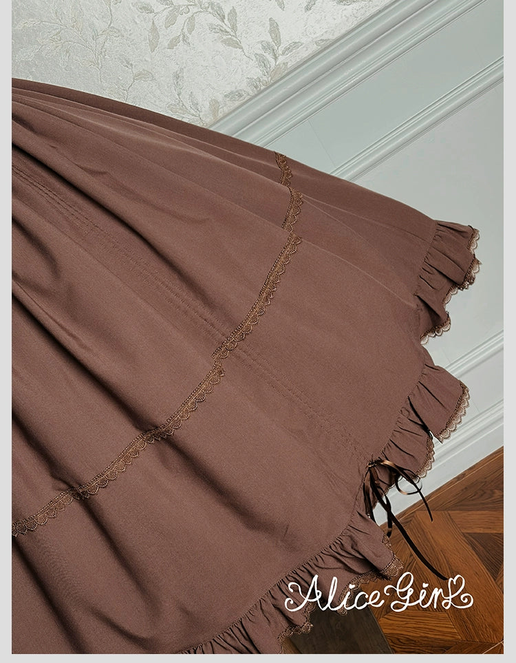 Alice Girl - Duke of Victoria - Classic Lolita SK & Overskirt Set 44092:794901