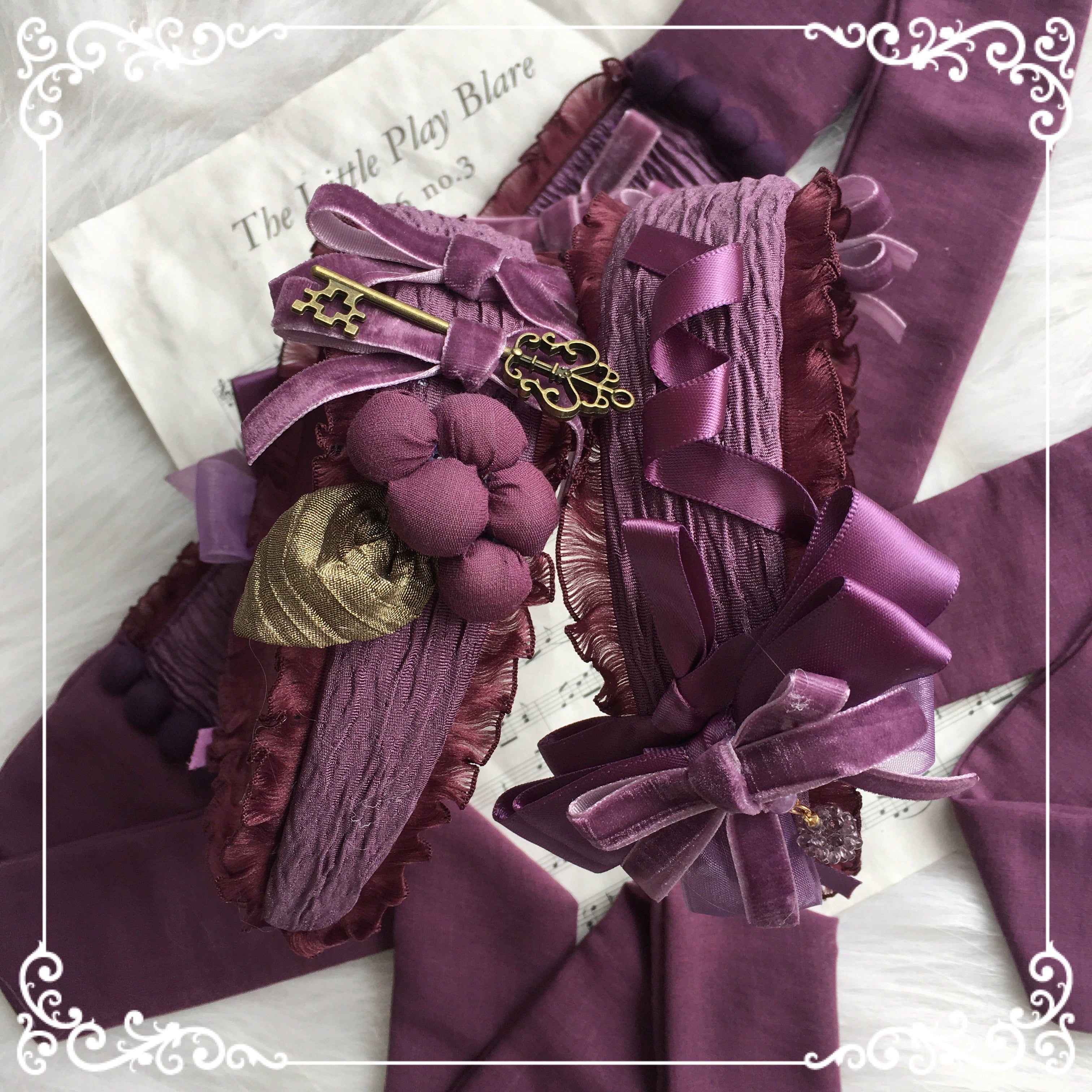 (Buyforme)Chestnut Lolita~Louvre Vineyard Accessory Hairband Retro Lolita KC 28850:323086