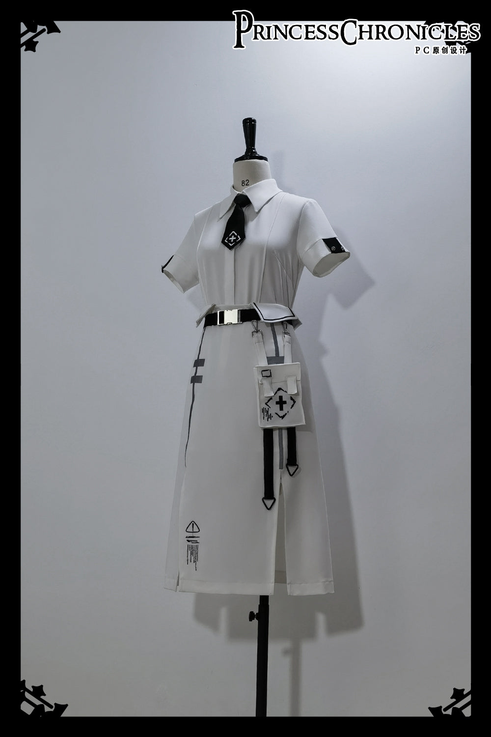 Princess Chronicles - Dry sea and Ashlar - Ouji Lolita White Cloak Set 21144:295526
