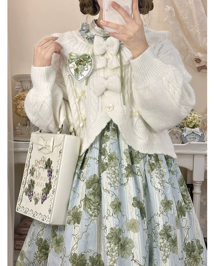 Napoleon Pastry - Sweet Lolita Cardigan, Detachable Bows