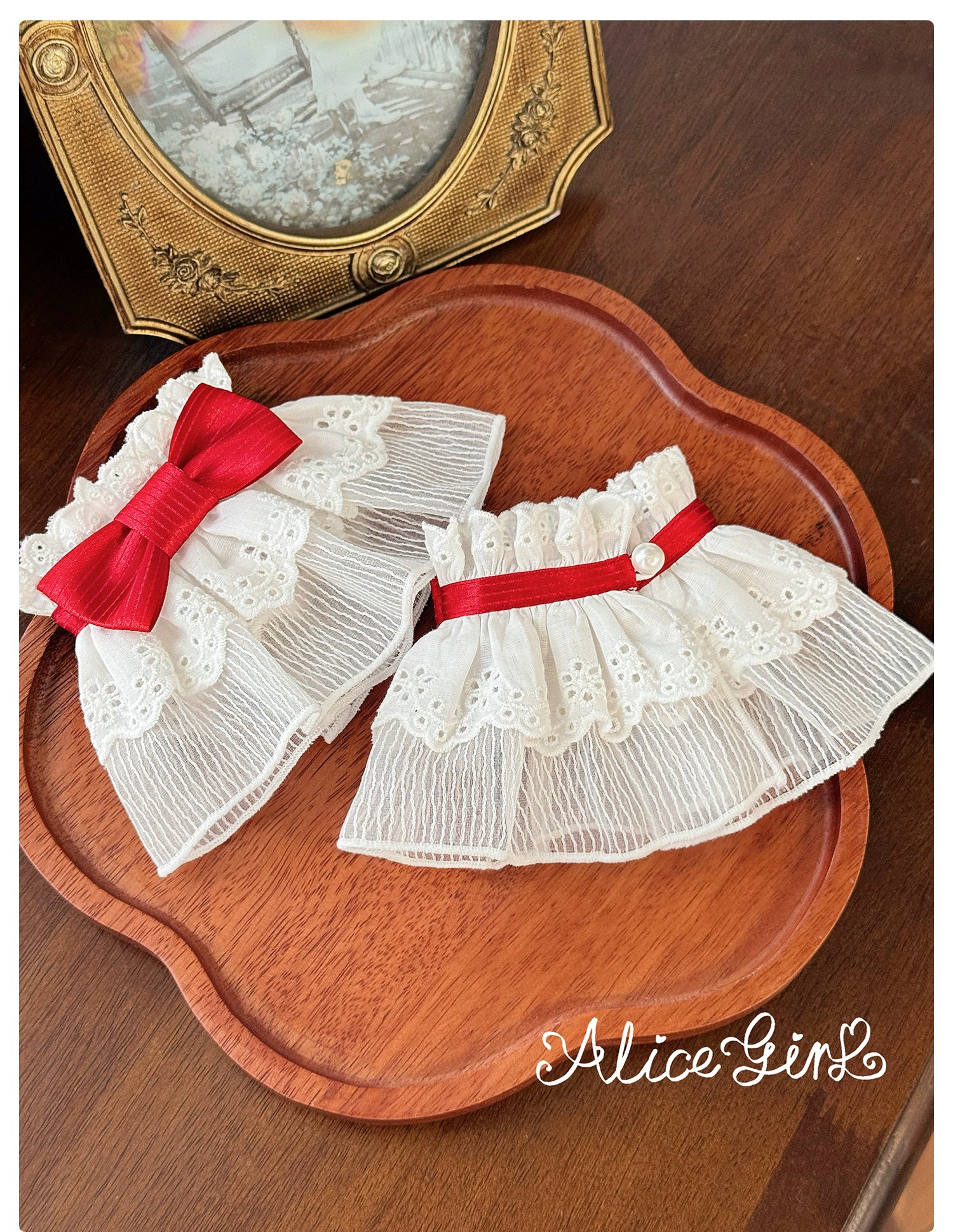 Alice Girl - Old School Polka Dots - Sweet Lolita BNT & Detachable Sleeves 43700:783639
