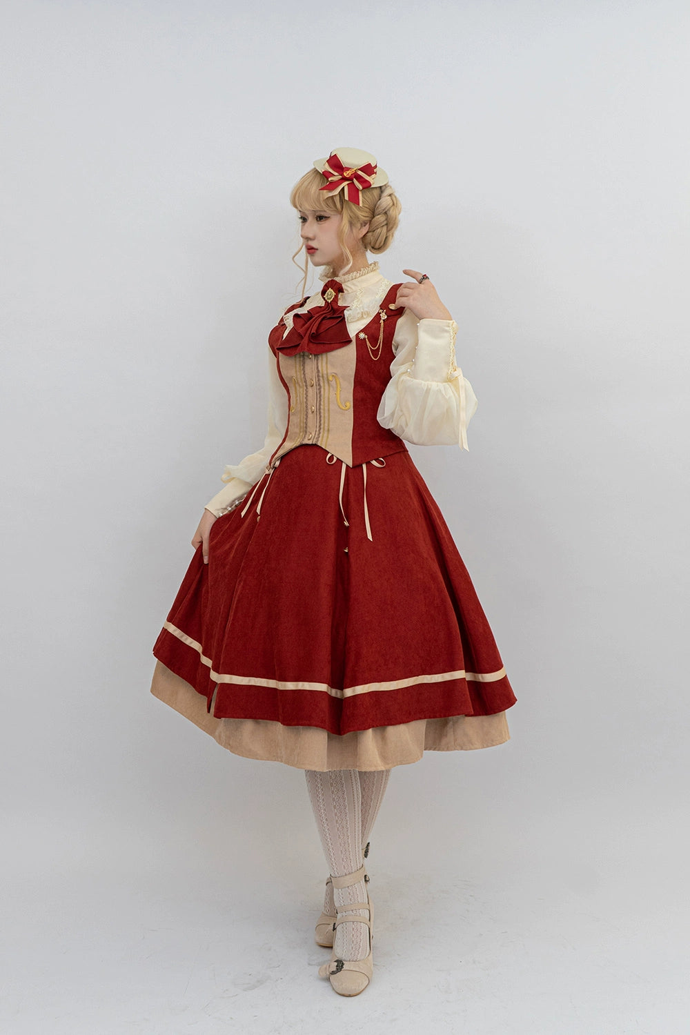Miss Point~Golden Movement~Elegant Lolita Waistcost Short Vest Customized 32244:381118