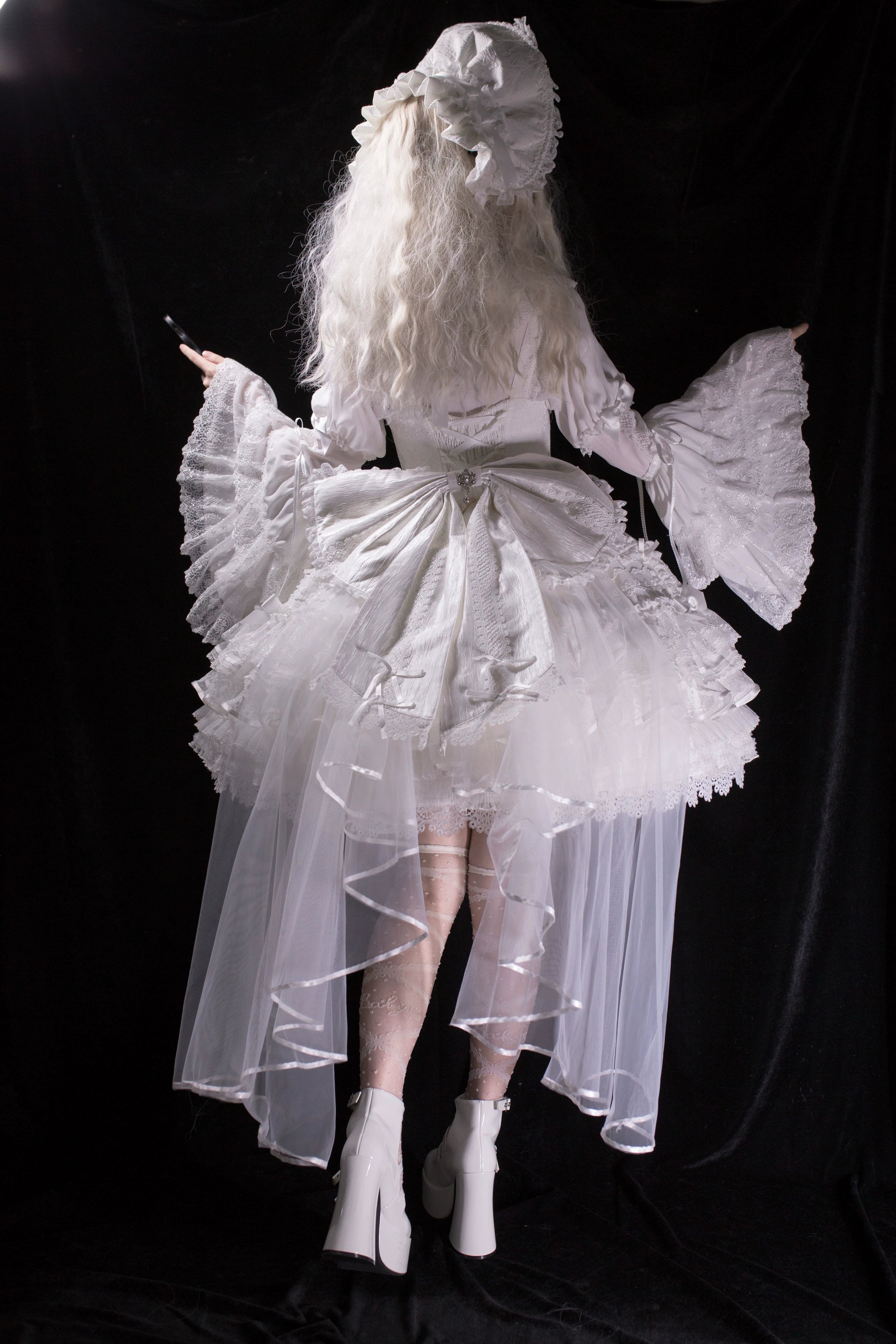 Flower Banquet - Wishing Star - Sweet Wedding Lolita JSK Bridal Lolita Dress 41860:716226