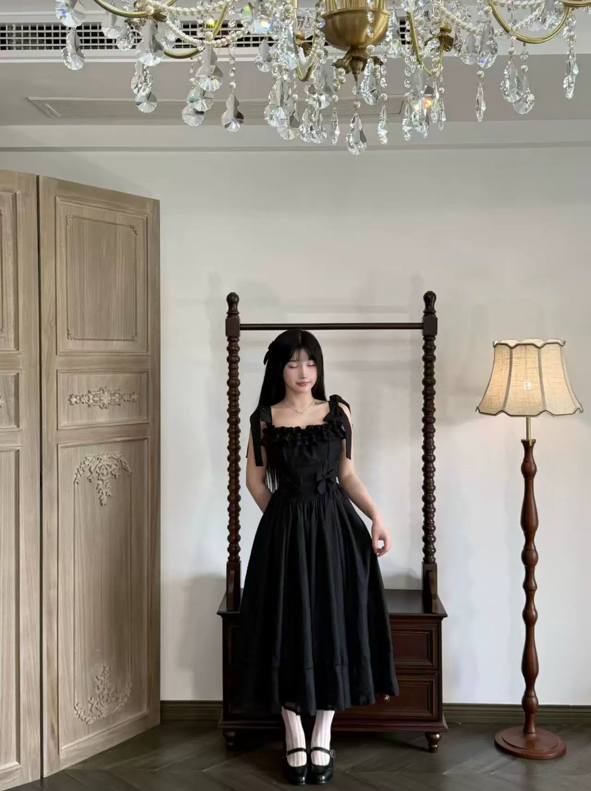 Kiss of Nyx 2.0 - Plus Size Classic Lolita Solid JSK Dress, Boned Waist 45947:869494