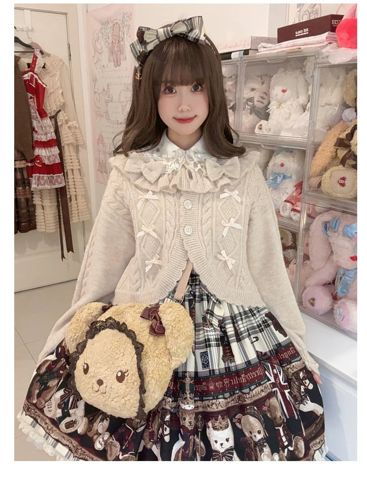Napoleon Pastry - Sweet Lolita Cardigan, Detachable Bows