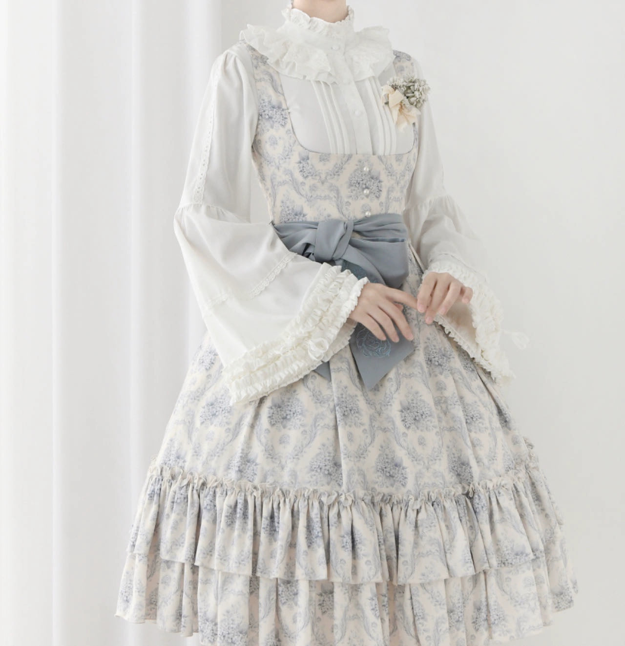 DMFS Lolita - Ever-Changing Enchantress - Classic Lolita Blouse, Tightening Hime Sleeve 44208:798664